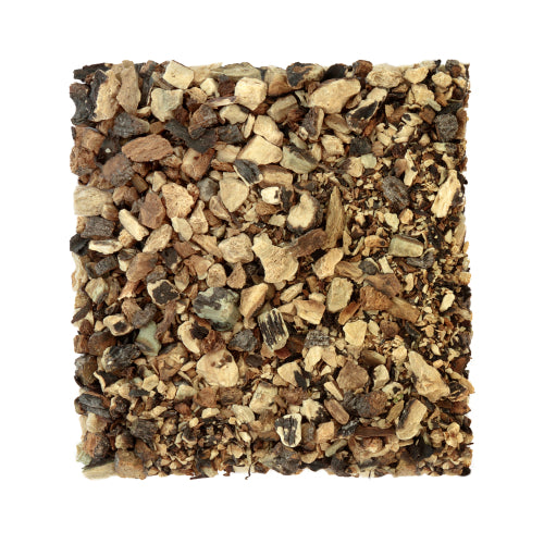Comfrey root, known as “knitbone” in traditional herbalism, has a long history of use for healing bones, joints, and tissues. Rich in allantoin, a natural compound that stimulates cell regeneration, comfrey root is a go-to herb for external use on sprains, fractures, bruises, wounds, and sore muscles.
