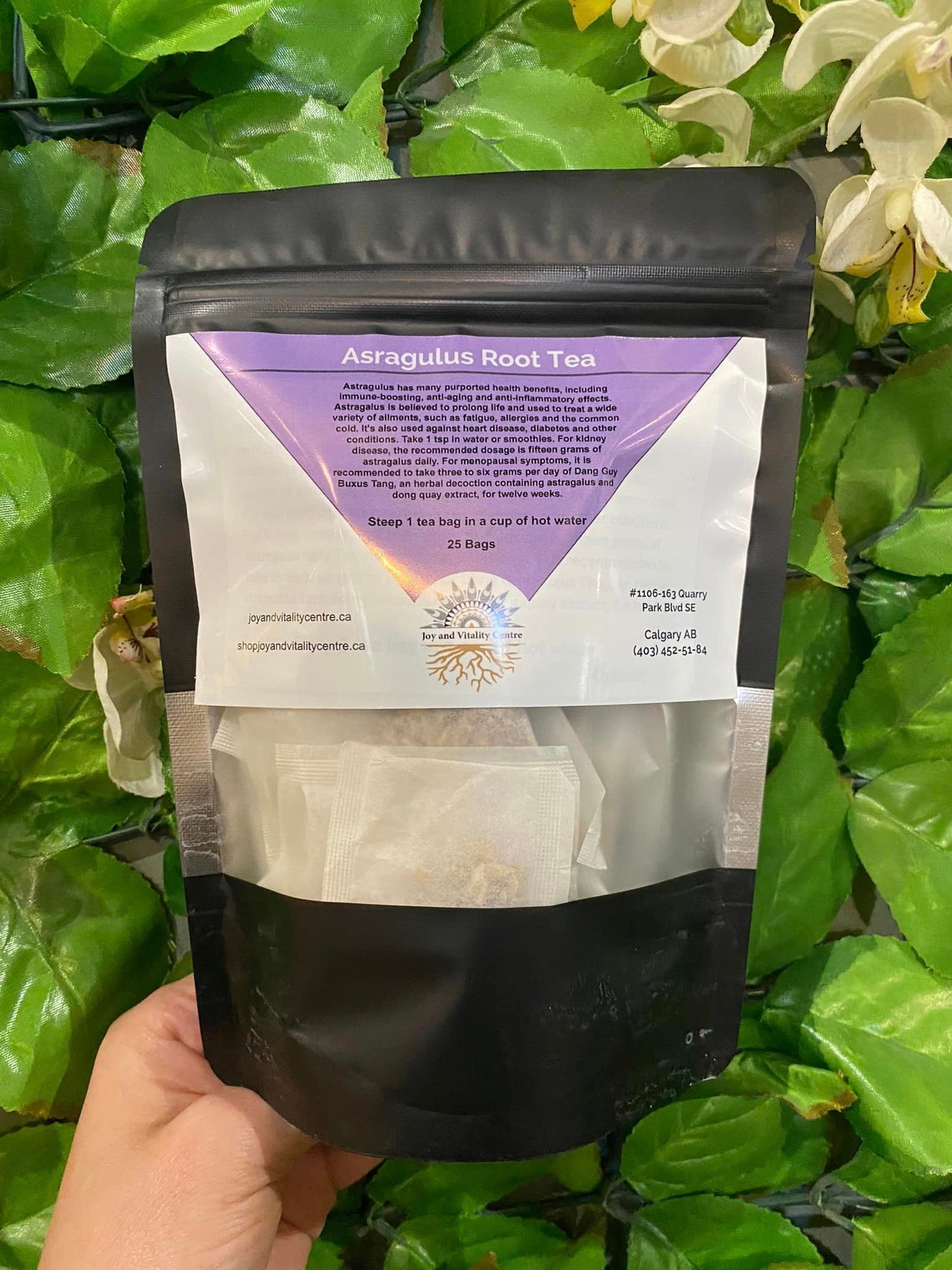 Astragulus Root Tea Bags - Organic