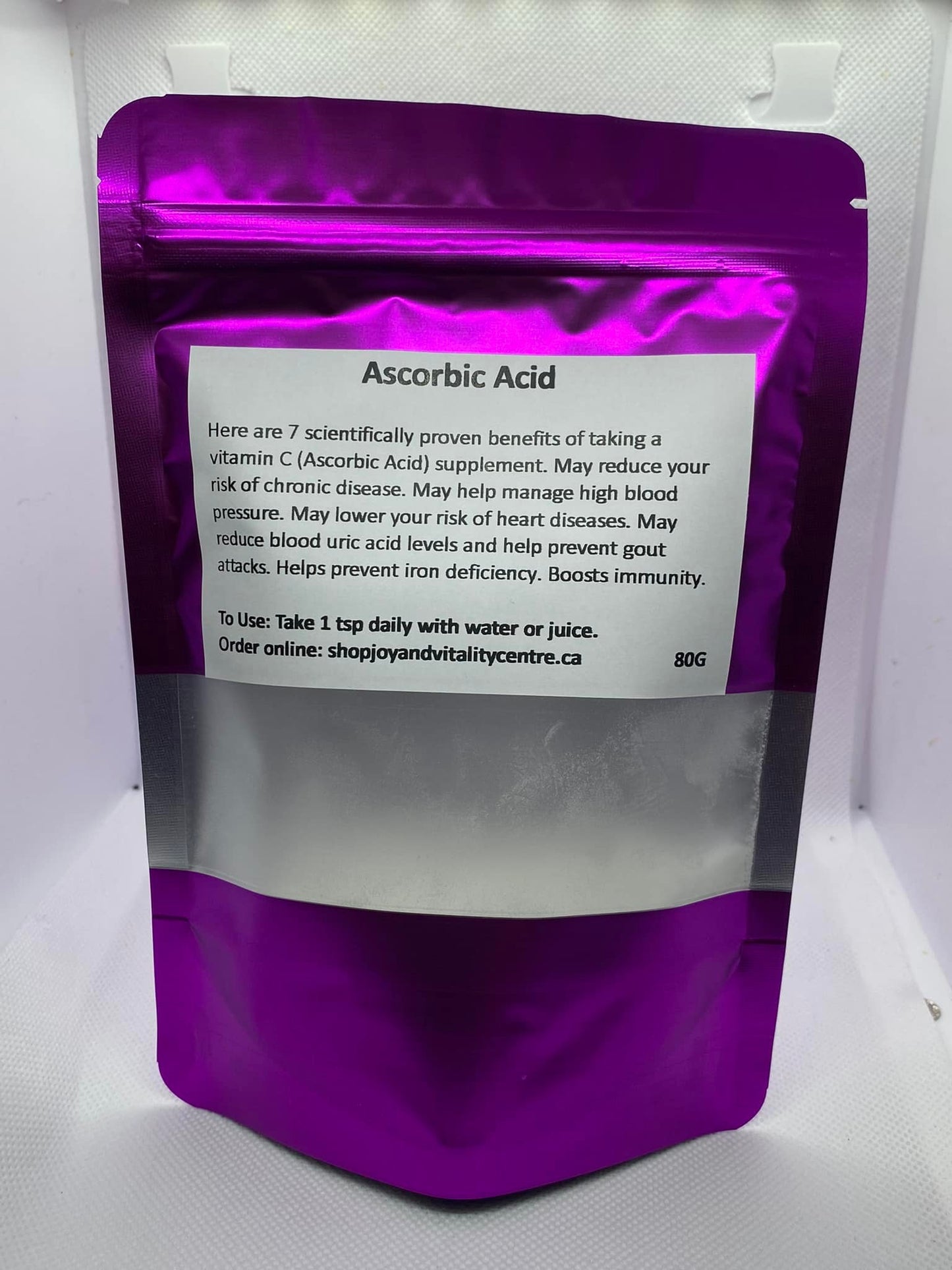 Ascorbic Acid aka Vitamin C Organic Powder