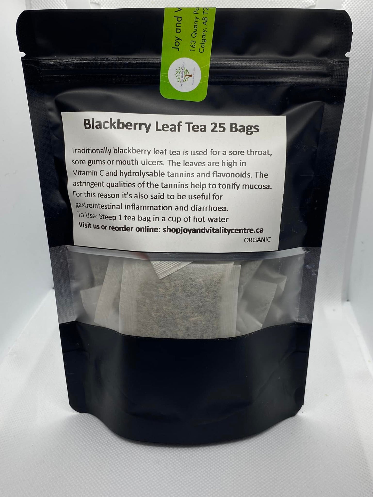 Blackberry Leaf Tea Bags - Organic
