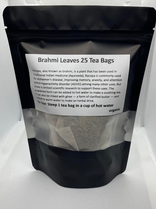 Brahmi Leaf Tea Bags - Organic