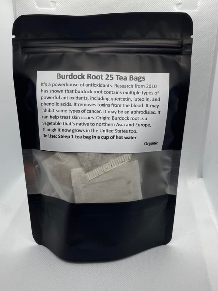 Burdock Root Tea Bags - Organic