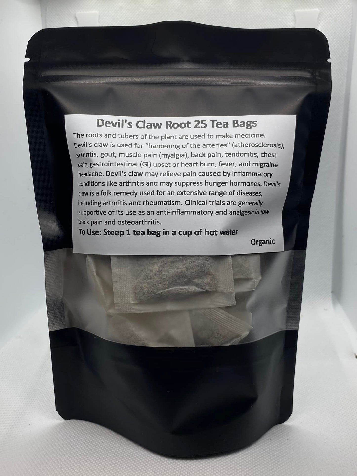 Devil's Claw Root Tea Bags Organic