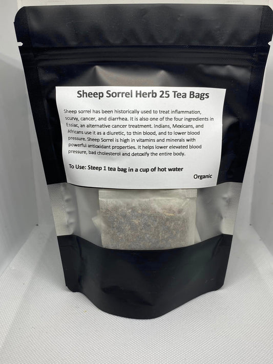 Sheep Sorrel Herb Tea Bags Organic