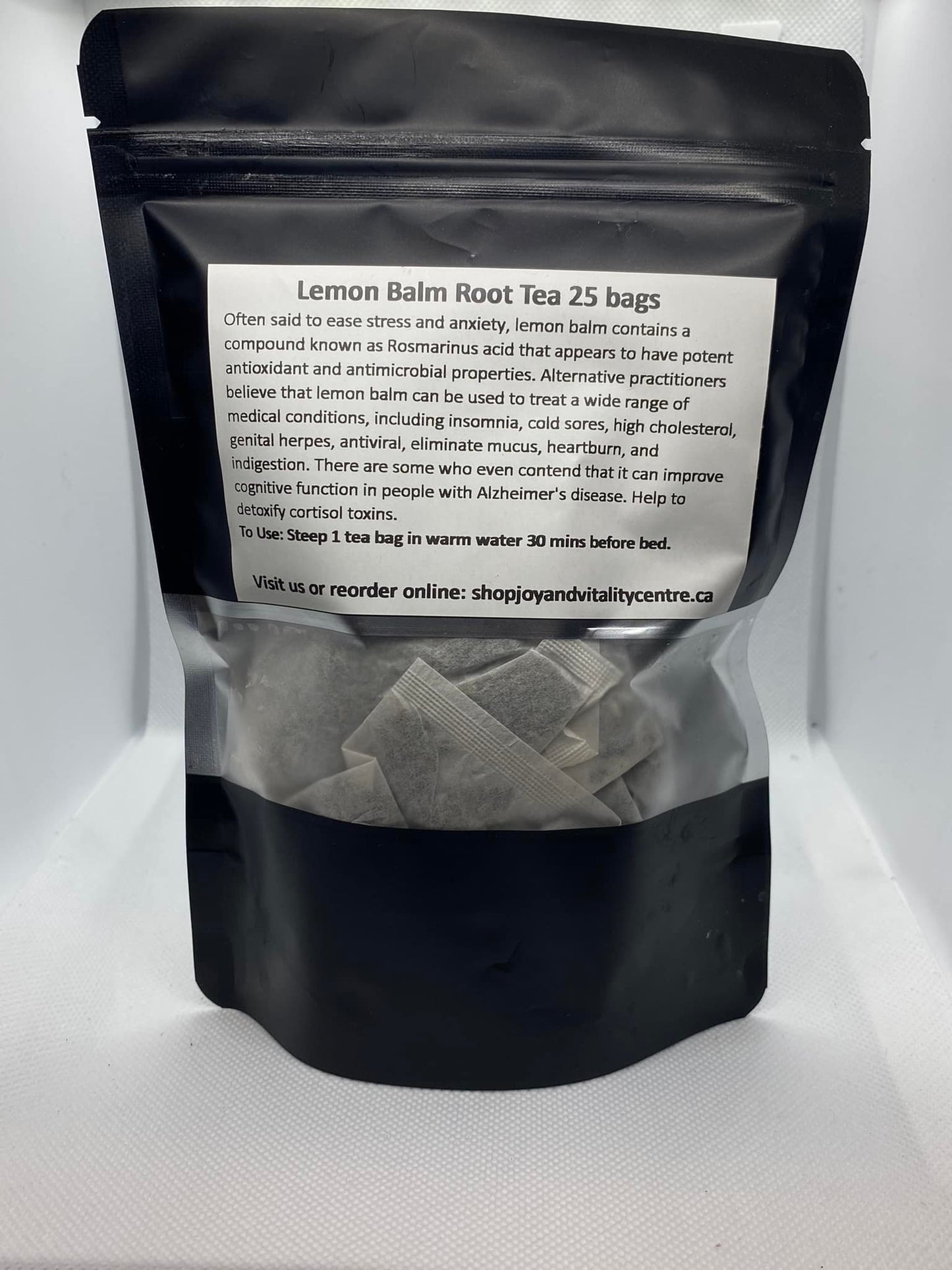 Lemon Balm Herb Tea Bags Organic