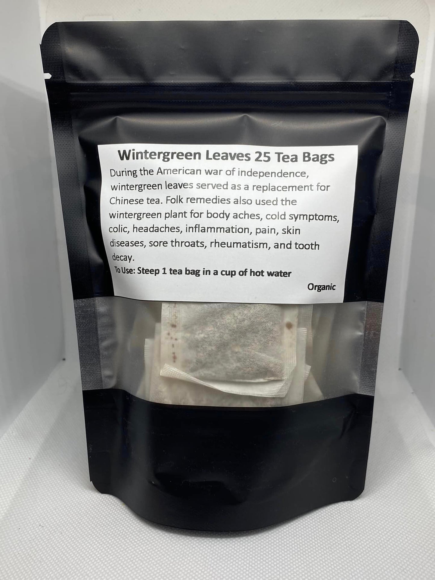 Wintergreen Herb Tea Bags Organic
